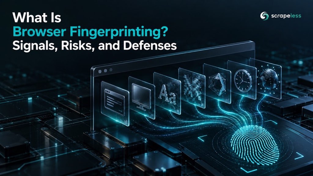 Browser fingerprint signals across device, graphics, locale, and network layers